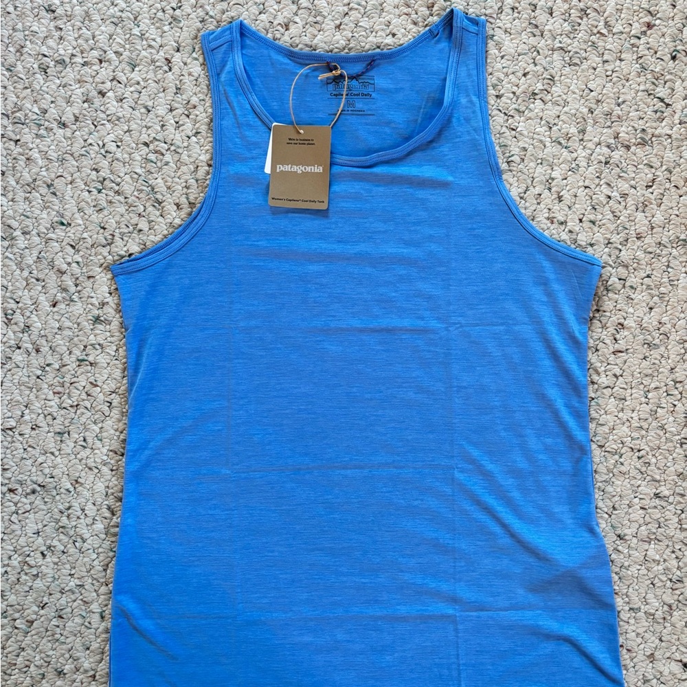 Patagonia Women's capilene Cool Daily Blue Tank Top